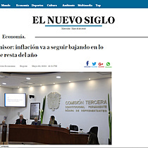 Emisor: inflacin va a seguir bajando en lo que resta del ao